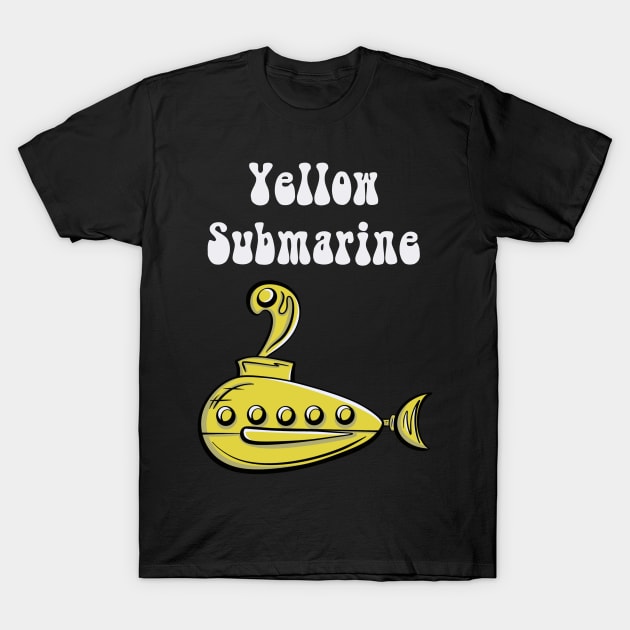 Yellow Submarine T-Shirt by Brianjstumbaugh